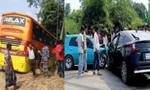 Three killed in separate Sylhet road accidents