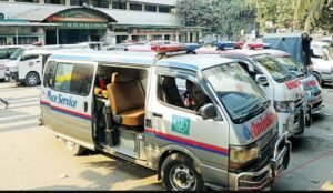 Private ambulance owners halt strike at Dhaka Medical for seven days
