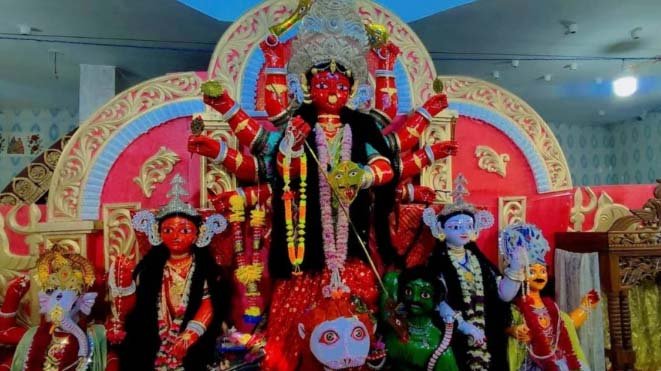 Moulvibazar village preserves 300-year-old red Durga tradition