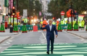 ‘The new Oxford Street is here’: Britain’s most famous retail hotspot is transformed as traffic ban begins