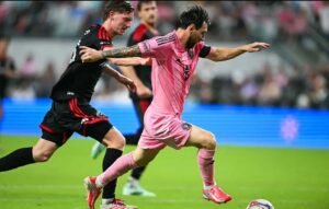 Messi nets brace to win in first match after Argentina exit